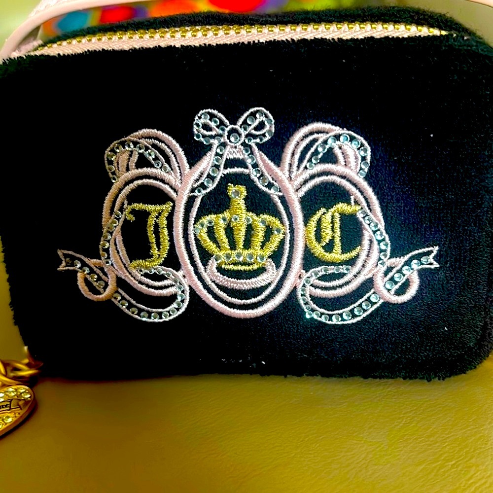 Juicy Couture Black and Pink Women's Mini Bag - Picture 2 of 5